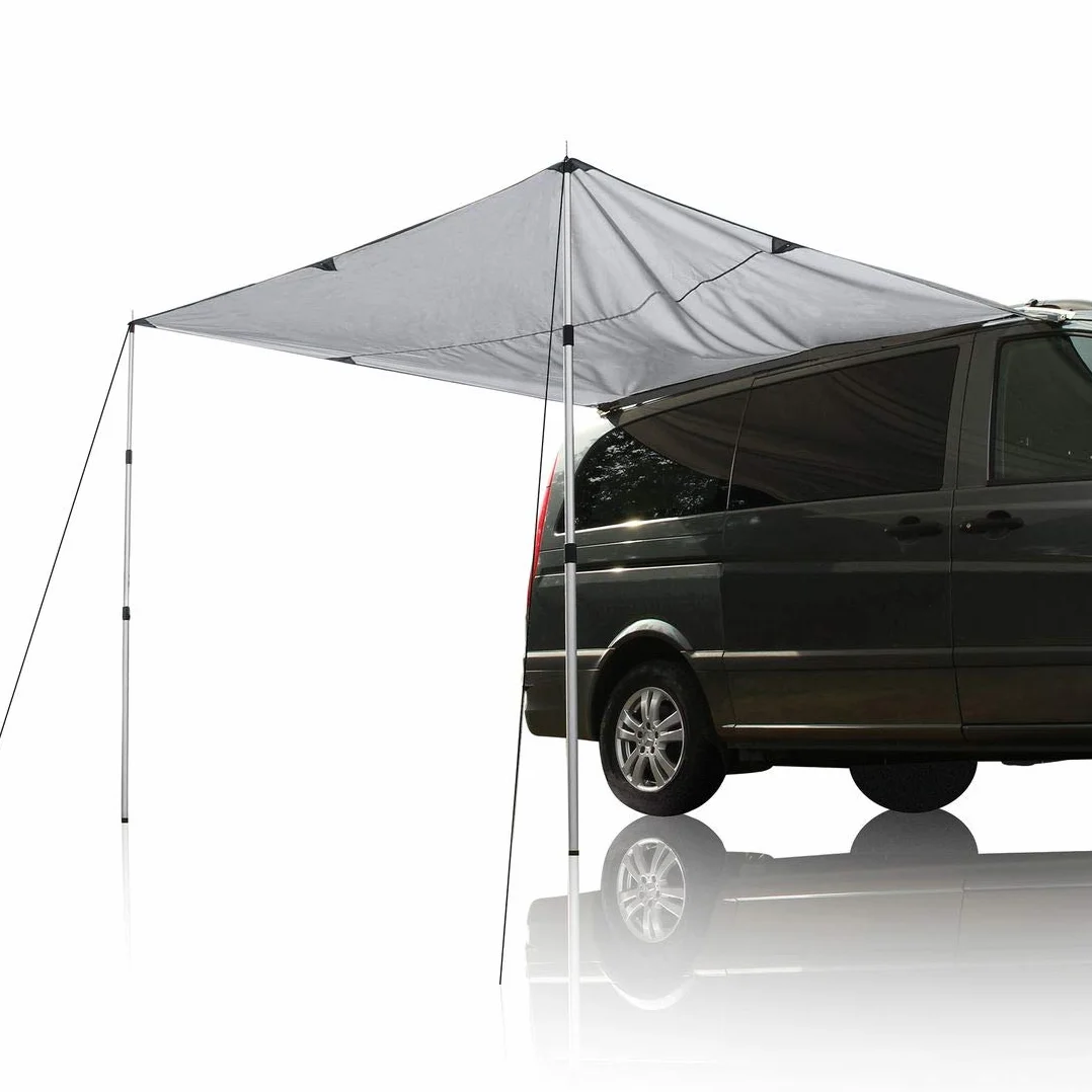 your GEAR Motorhome Tarp 260 x 240 toldo con Postes de instalación para Caravana, autobús, Furgoneta, Coche Impermeable 5000mm