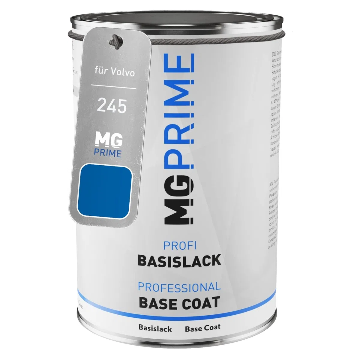 MG PRIME Pintura automotriz Bote listo para pulverizar para Volvo 245 Light Blue/Azurblau Pintura base 1,0 litros 1000 ml