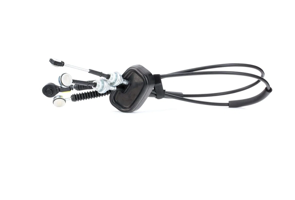 RIDEX 1787C0004 Juego Cable de accionamiento caja de cambios Derecha Izquierda con arandela de caucho Compatible con RENAULT Trafic III Furgón FG