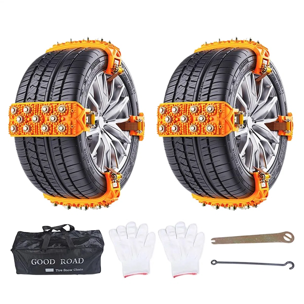 Cadenas De Nieve,Instalación En 5 Segundos Tracción Antideslizante,Para Neumáticos De 165-265 Mm Cadenas Antideslizantes Para Coche - Para Tracción, Nieve, Barro, Hielo
