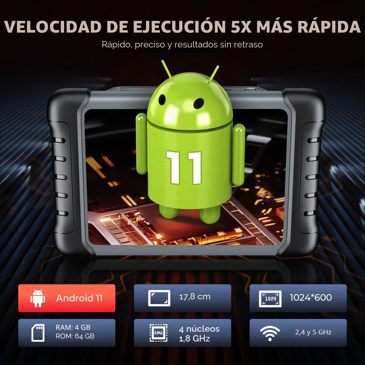 Autel MaxiCOM MK808S Herramienta de Diagnóstico,Bidireccional Control, Igual Que MK808BT Pro/MX808S, Prueba Activa, 28+ Servicios, Todos los Sistemas, FCA,AutoAuth,IMMO, Actualizado de MK808 MX808