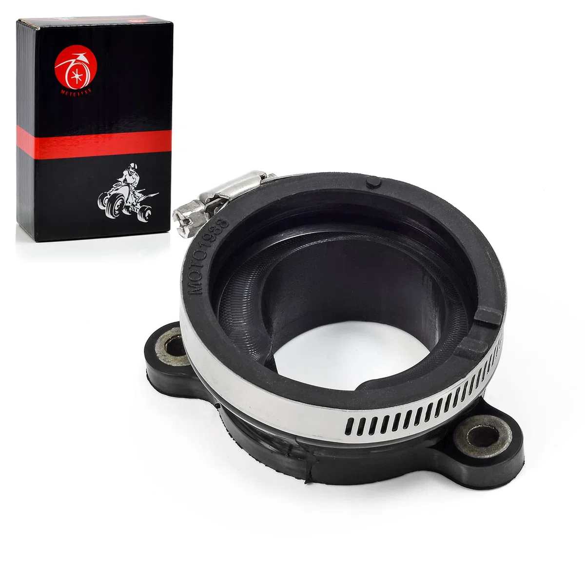 MOTO1988 Funda colector de admisión para Husqvarna SM450R SM510R TE450 TE510 2008-2010 8000D0357 8A0028553