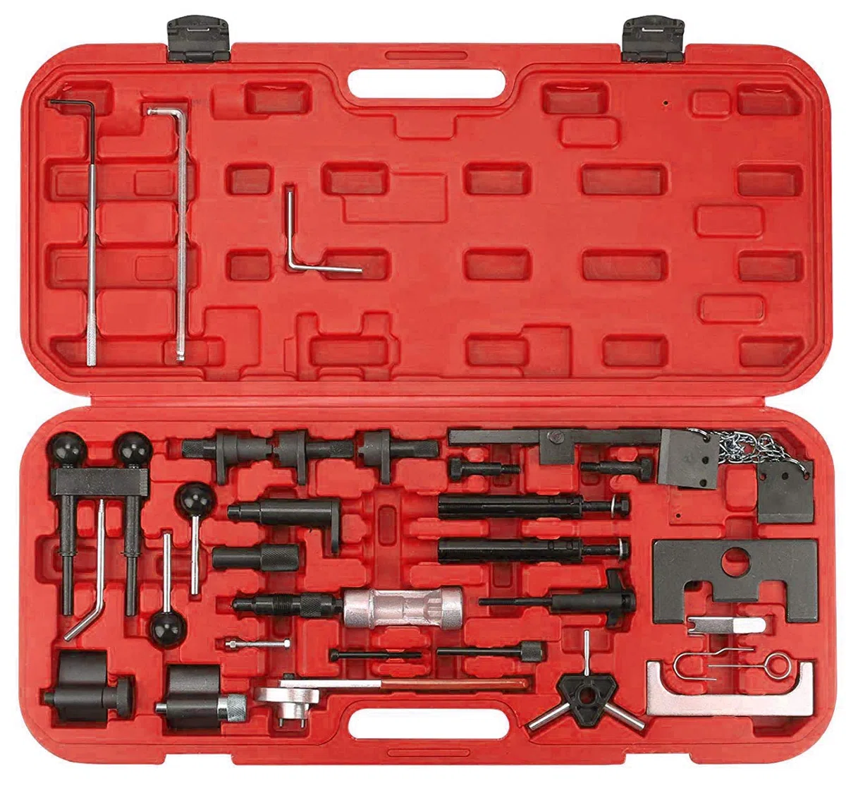 Kit de Herramientas para Calado de distribucion y Ajuste de Correa de Motor Compatible con Aud Volks VAG SKODA Y SEAT Gasolina y diésel
