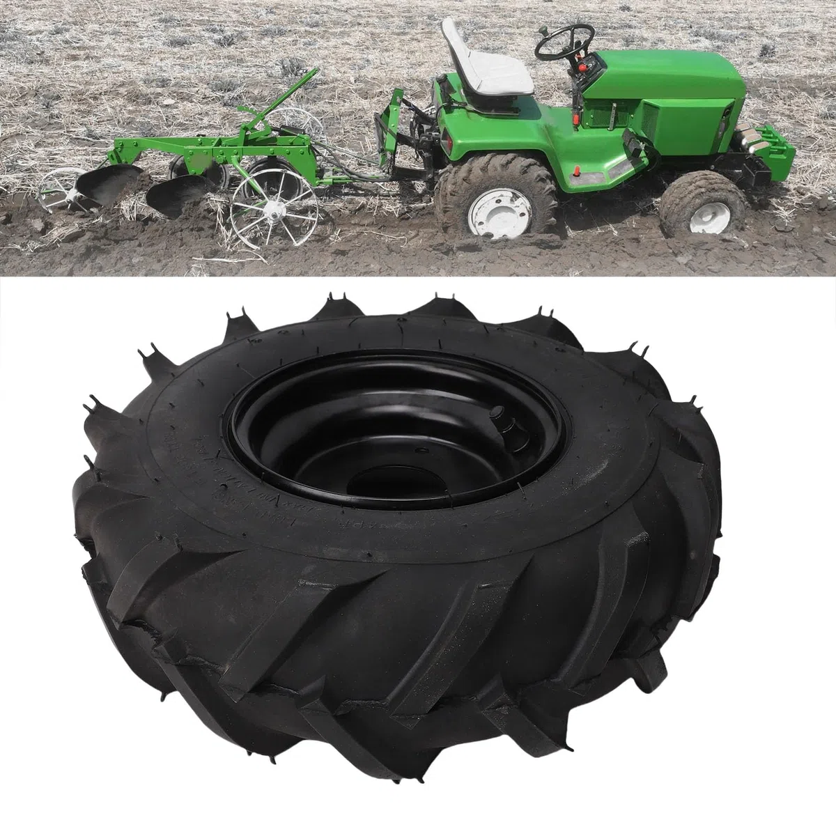 SIXRUN Conjunto de Neumáticos para Kart de 13 X 5.00-6, ATV, Cuatriciclo, Todoterreno, Minimoto con Excelente Agarre y Construcción Robusta.
