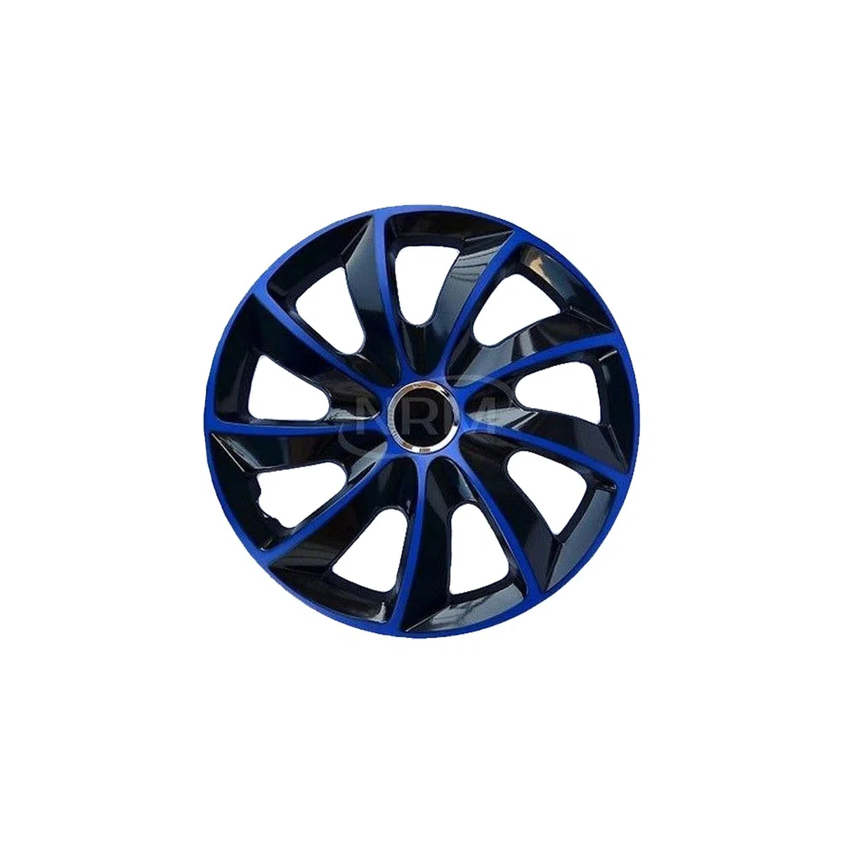 4x Tapacubo negro azul 15 Pulgadas Stig Extra de NRM, Tapacubos universales 15"