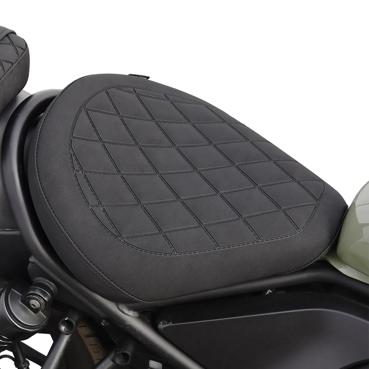 Asiento cómodo para conductor delantero de motocicleta para Rebel CMX 500 300 2017 2018 2019 2020 2021 2022 2023 2024 2025 2026, cojín de sillín individual para piloto, almohadilla para pasajero