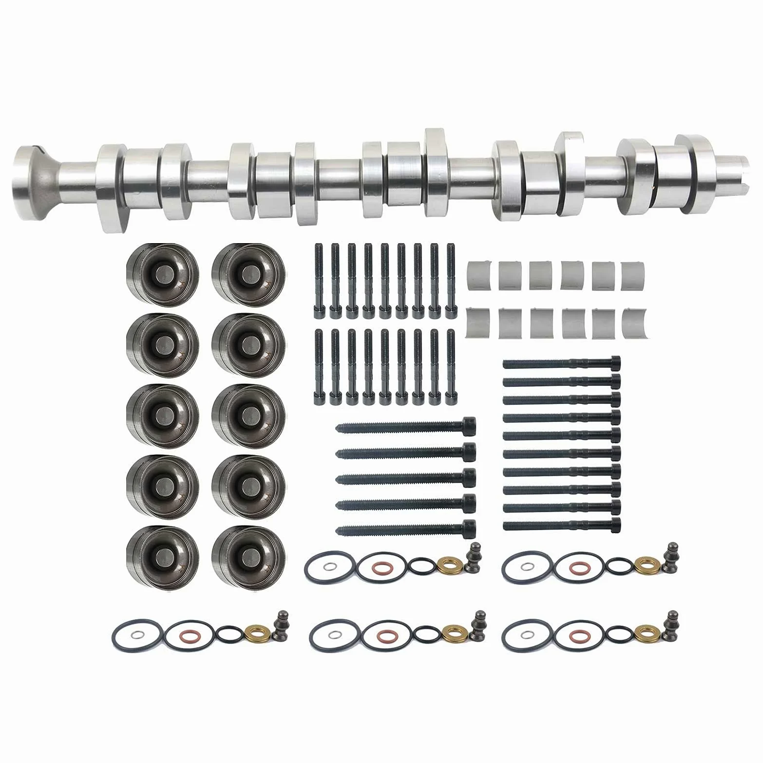 Kit de arbol de levas completo Reemplazo para 2.5 TDI AXD BAC BLJ BLK 7LA 7L6 7L7 070109101P 038103673B 038103714 038103714A 038103385A 038198051 038109309 A