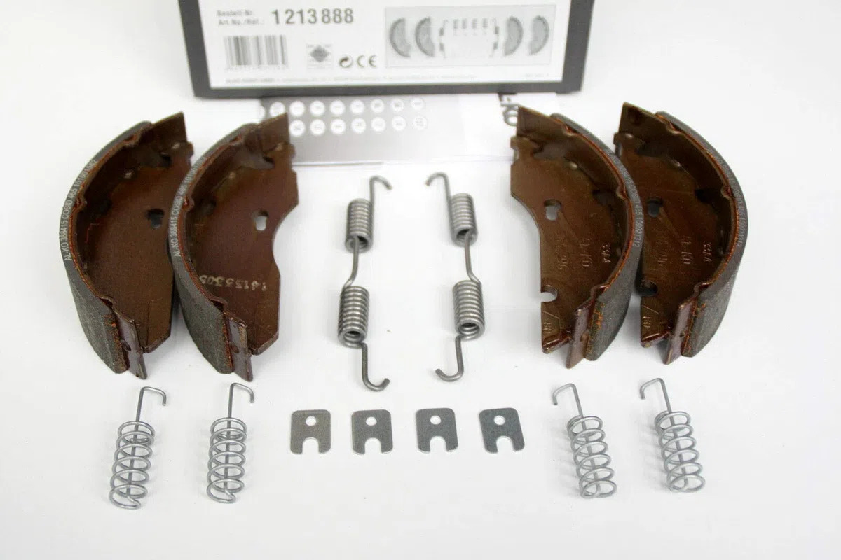 trailer parts4u Alko - Juego de zapatas de freno de rueda originales 1635/1636/1637, 47, 160 x 35