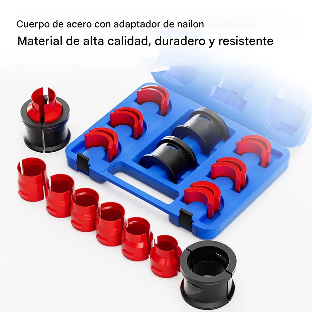 Instalador de Retenes | Juego de Extracción para Horquillas de Moto | Equipo de Precisión para Montaje de Retenes de Amortiguador | Para Garaje Moto Exterior y Hogar