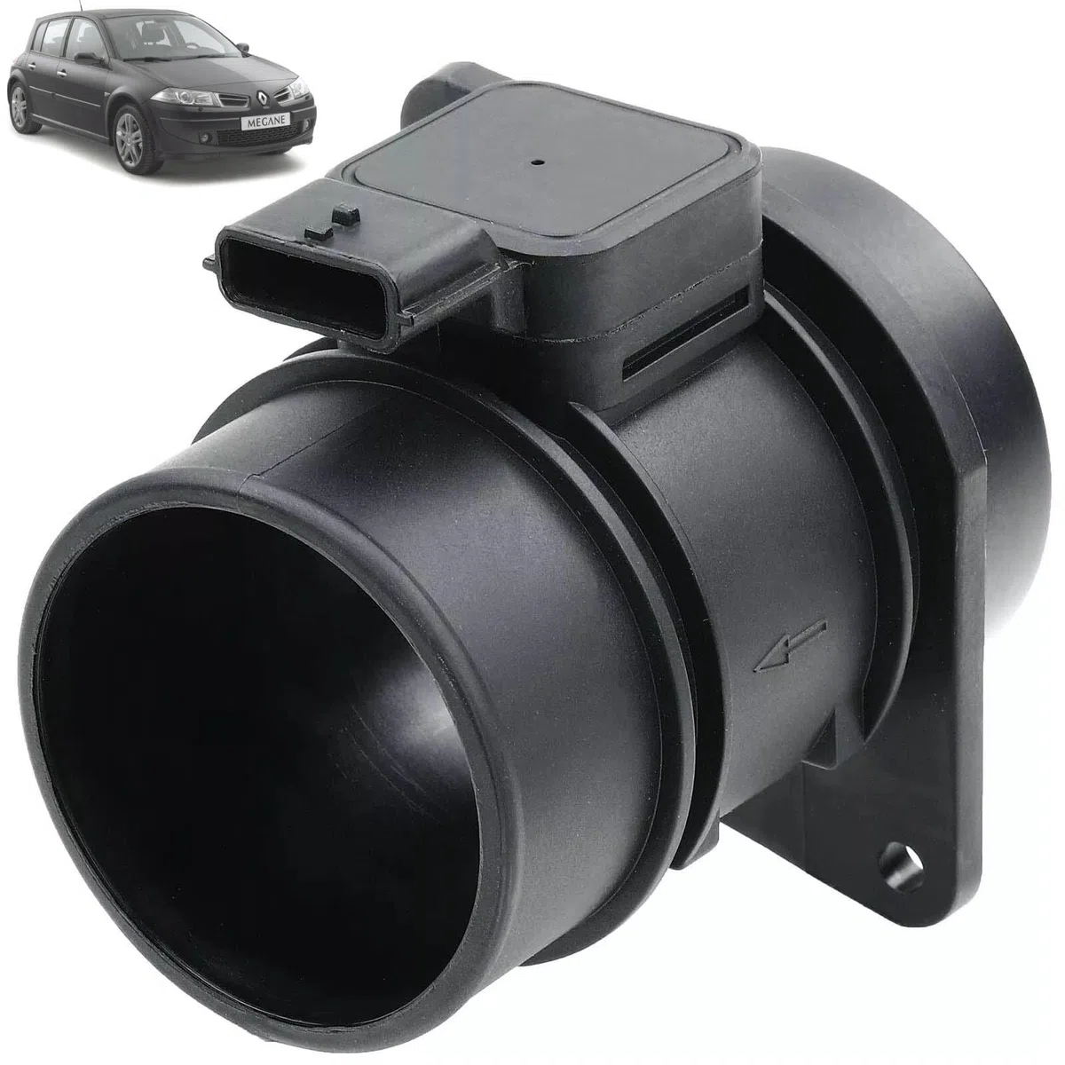 Twowinds - Caudalímetro 5WK97008 Compatible con Renault Kangoo, Master 2, Mégane 2, Scenic 2, Trafic 2; Opel Vivaro, Movano; Nissan Interstar, Primastar X83, Qashqai - Medidor Masa Aire