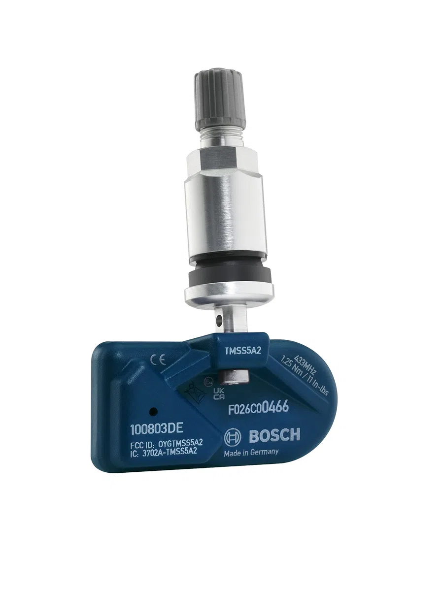 BOSCH F 026 C00 466 Sensor de presión de neumáticos (TPMS) Compatible con VW Passat B8 Variant 3G5, CB5 Passat B7 Variant 365 Touran 5T1 Passat B8 Sedán 3G2, CB2 Touareg 7LA, 7L6, 7L7 TIGUAN 5N