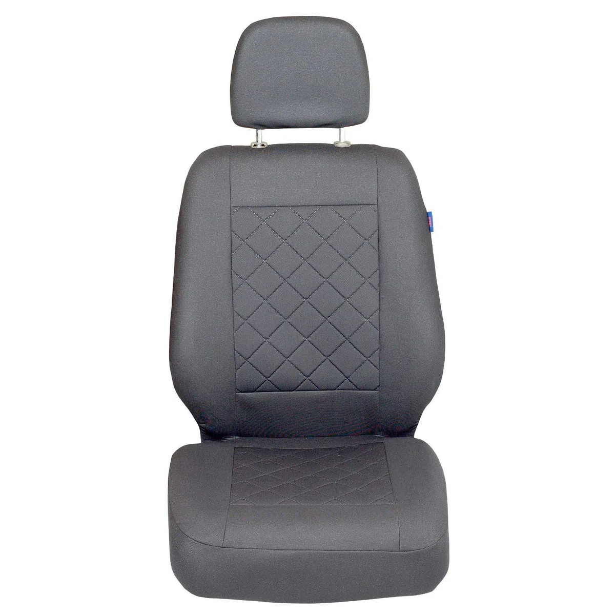 Fundas De Asiento para Mitsubishi Canter - Conjunto De Fundas 1+2 - Color Premium Cuadrados Grises