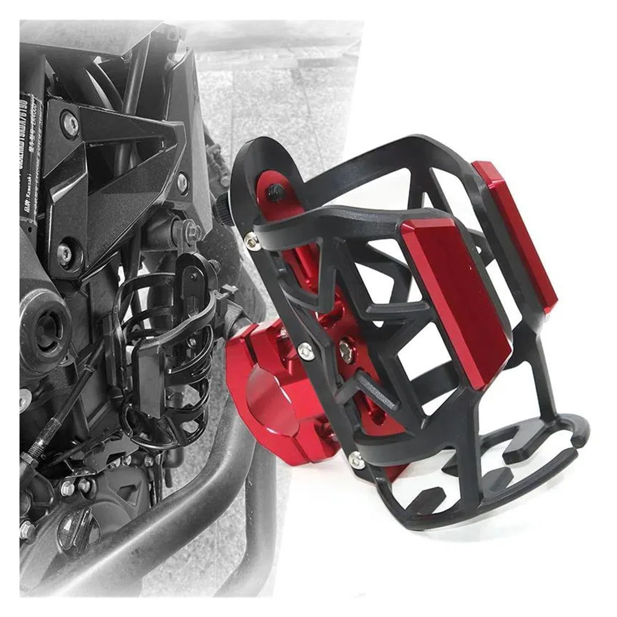 Portavasos Moto Soporte Botellas para Benelli TRK702 TRK702X TRK 702X2022 2023 Accesorios CNC para Motocicleta Botella De Agua para Bebidas Termo Soporte para Vaso De Bebida(3)