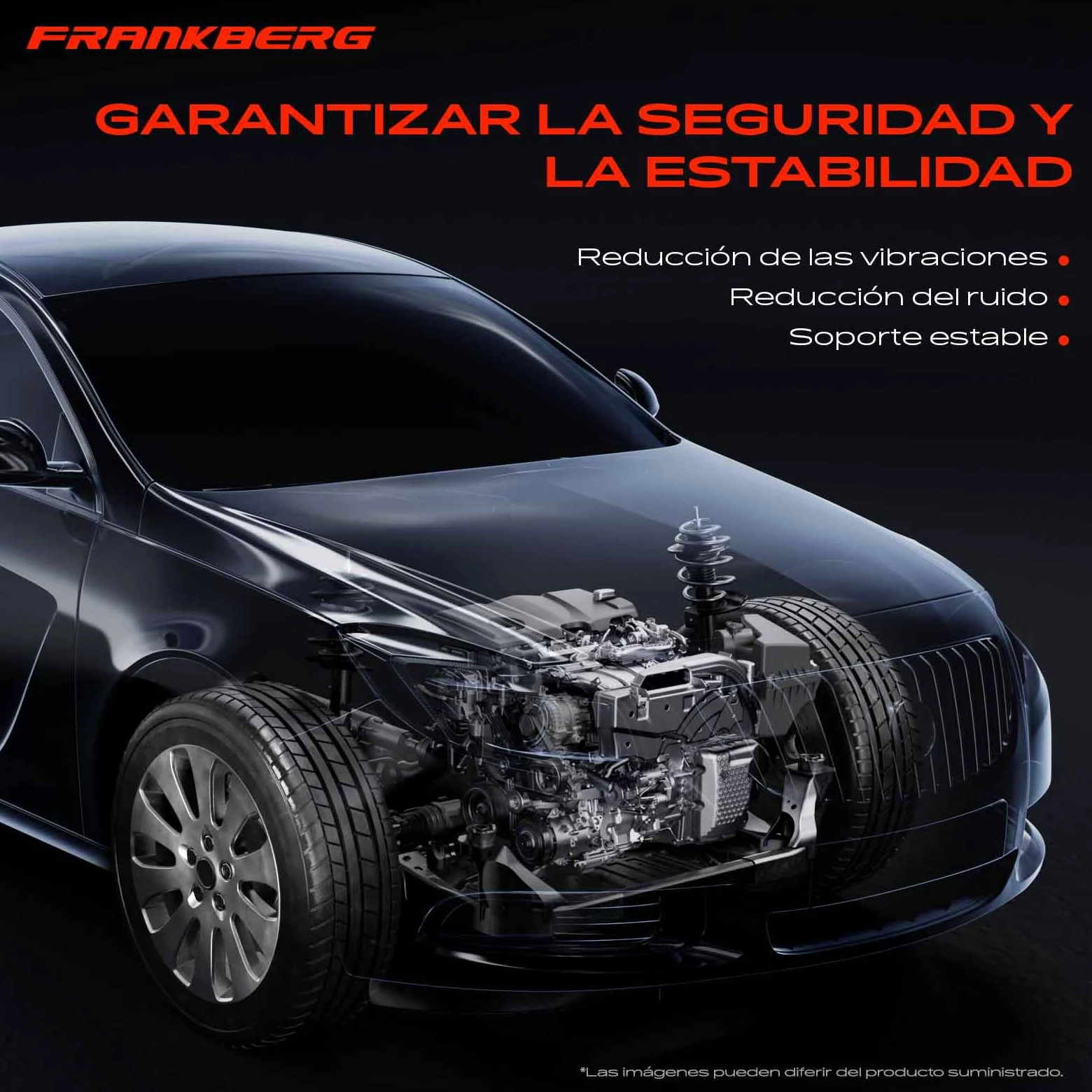 Frankberg 2x Soportes del Motor Compatible con Civic VII Berlina ES ET 1.3 IMA 2003-2005 Replace# 50810S5AA81,50821S5B003