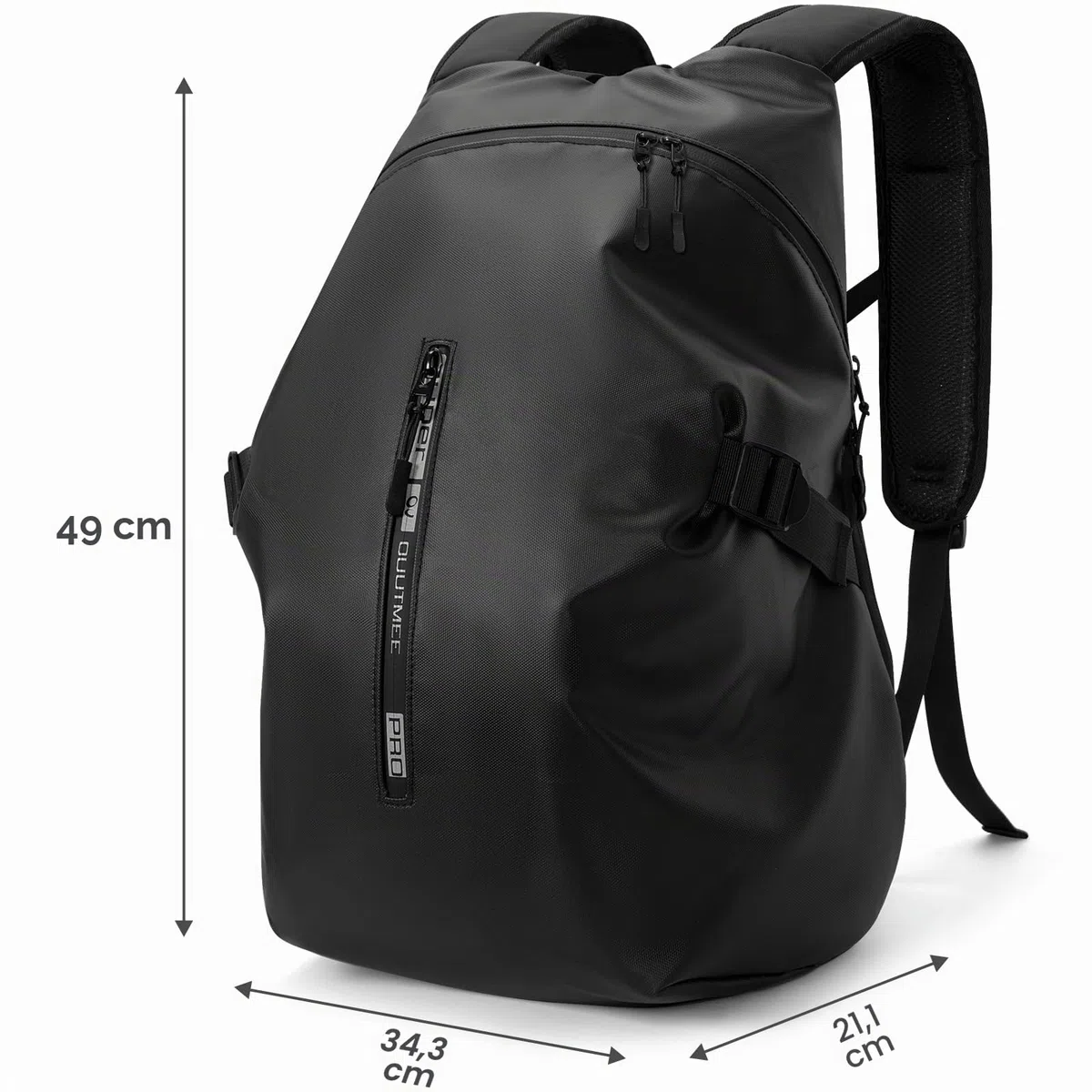 OUUTMEE Mochila de motocicleta, mochila impermeable para casco para hombres y mujeres, bolsa de bicicleta todoterreno, mochila de motocicleta con rayas reflectantes, mochilas de viaje para motocicleta