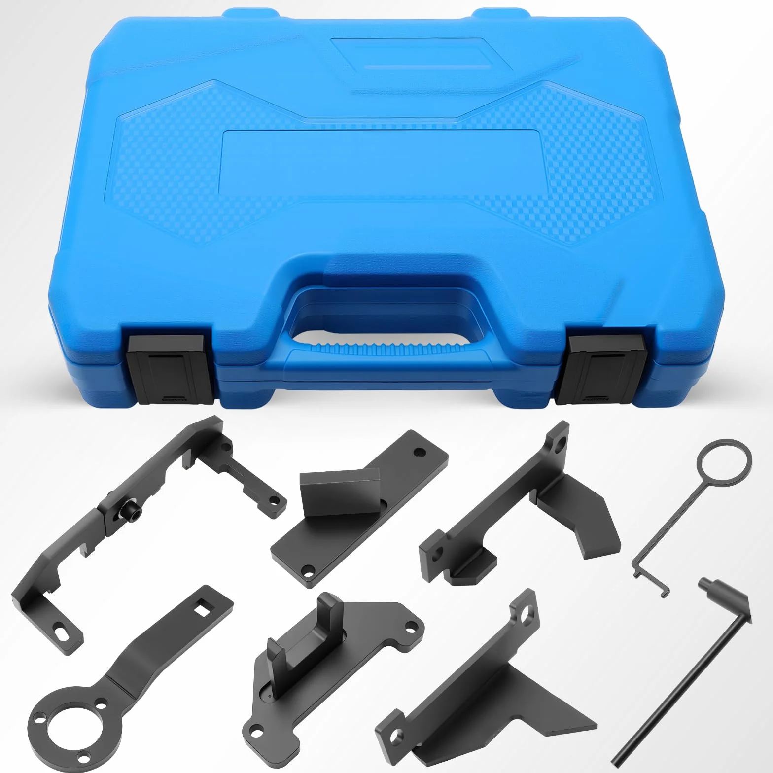 KAOLALI Kit de Herramientas de Ajuste del Motor, alineación del árbol de levas del Motor Herramienta de sincronización con Apto para Citroën Peugeot PSA Toyota 1.0 1.2 VTI/VVT/GDI PureTech EB0(ZMZ)