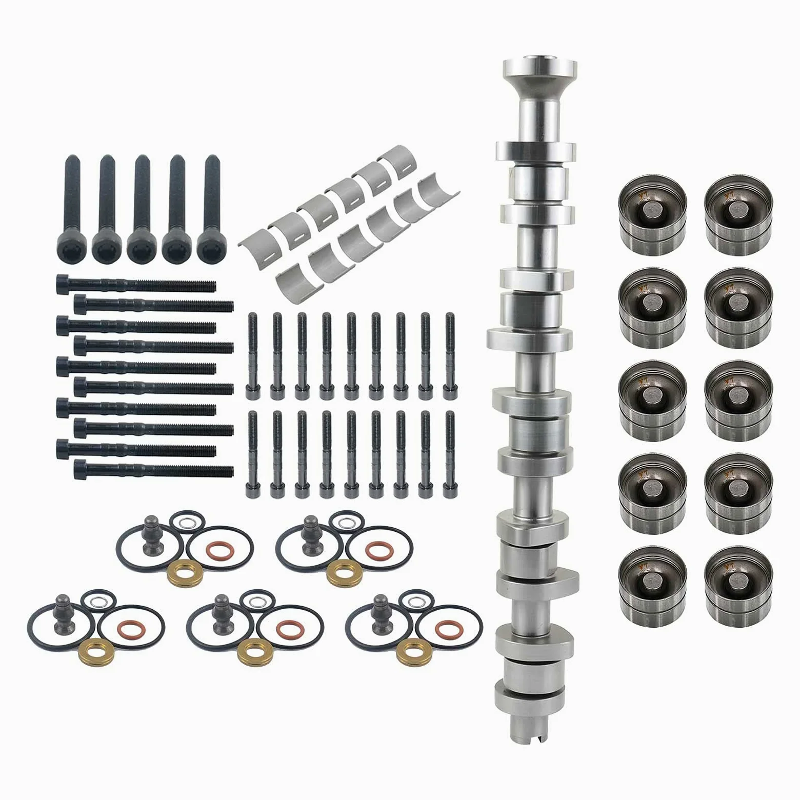 Kit de arbol de levas completo Reemplazo para 2.5 TDI AXD BAC BLJ BLK 7LA 7L6 7L7 070109101P 038103673B 038103714 038103714A 038103385A 038198051 038109309 A