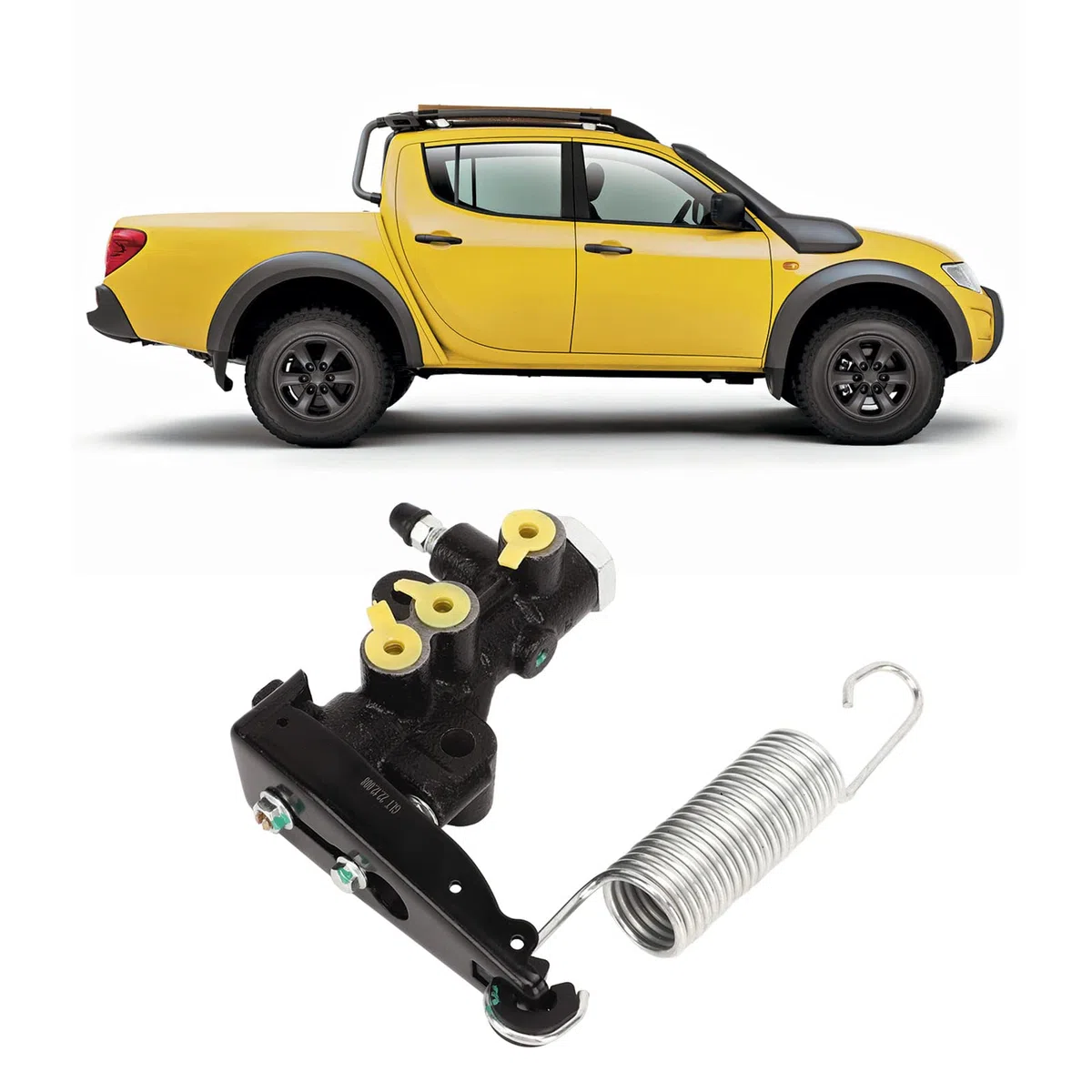 Compensador de Freno de Válvula de Detección de Carga, Compensador de Detección de Carga de Freno Duro Preciso MB618321 para Mitsubishi L200