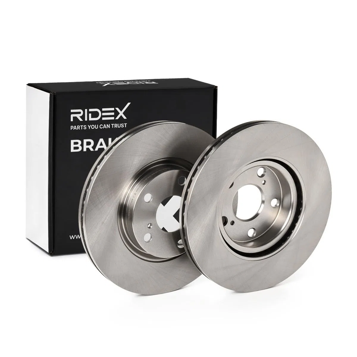 RIDEX 82B0159 2x Disco de freno Delantero sin tornillos Compatible con TOYOTA AVENSIS Ranchera familiar ZRT27, ADT27